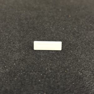 20mm x 7mm White Price carrier plug in blanks