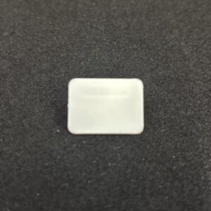 21mm x 16mm Rounded White Price carrier plug in blanks
