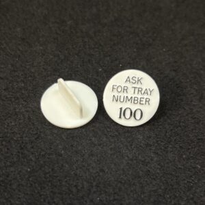 Ask for tray numbers push in blanks