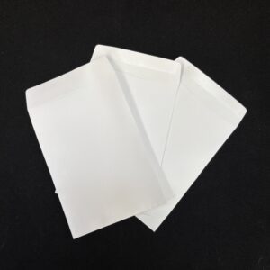 Jewellers plain white gummed repair envelope - 98 x 125mm  (1115)